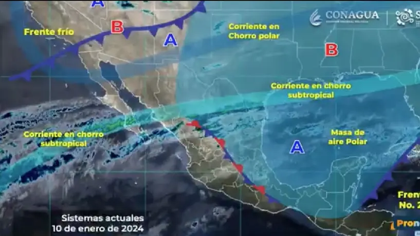 ¡Saquen las cobijas! El SMN reporta heladas y lluvias en gran parte del territorio nacional