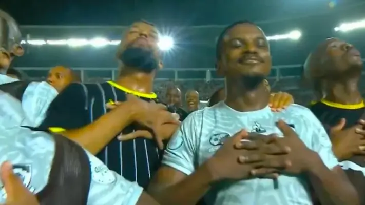¡Siuuu! Sudáfrica anota un golazo y todo el equipo lo celebra como Cristiano Ronaldo