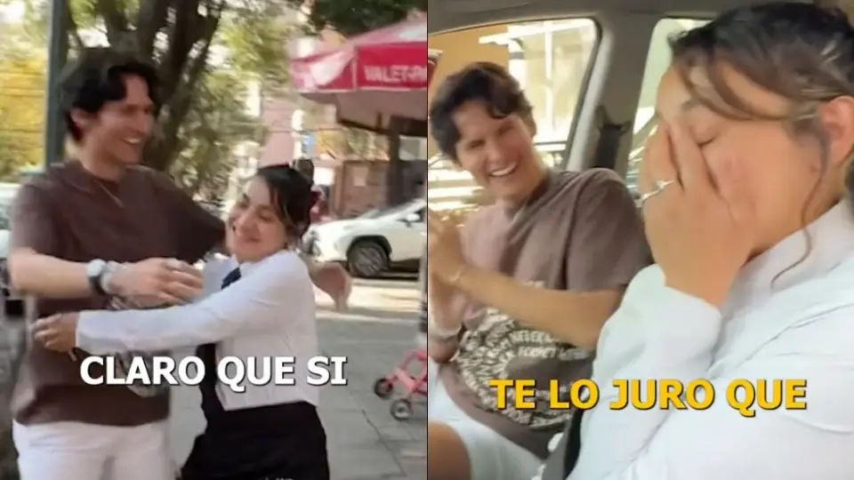 Alexis Omman, influencer mexicano, regaló un auto a una mesera