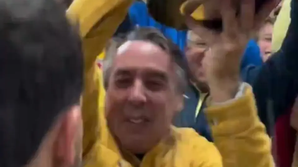 América: El enérgico festejo de Emilio Azcárraga en el vestidor tras el campeonato