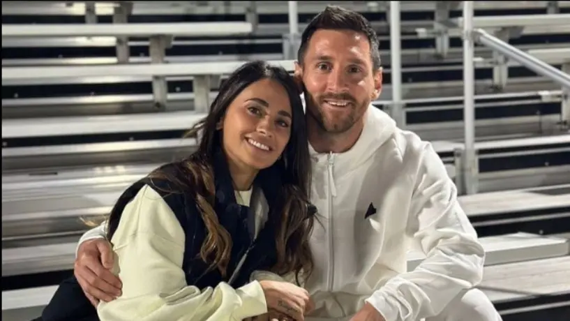 Lionel Messi y su familia llegan a Rosario para pasar las fiestas decembrinas