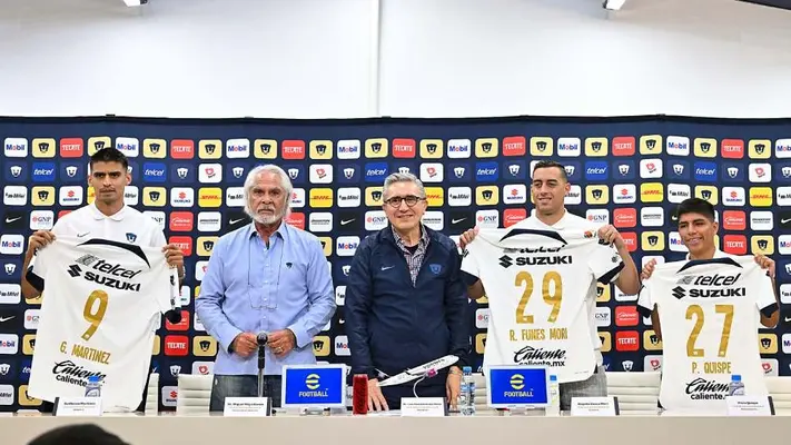 Pumas presentó de manera oficial a sus refuerzos para el Clausura 2024