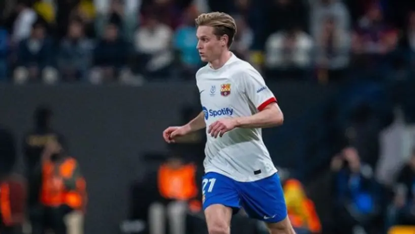 Frenkie de Jong 'reconoce' mal momento del Barcelona: "Nos toca mejorar"