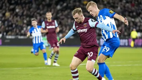 West Ham, con Edson Álvarez, no pasó del empate ante el Brighton