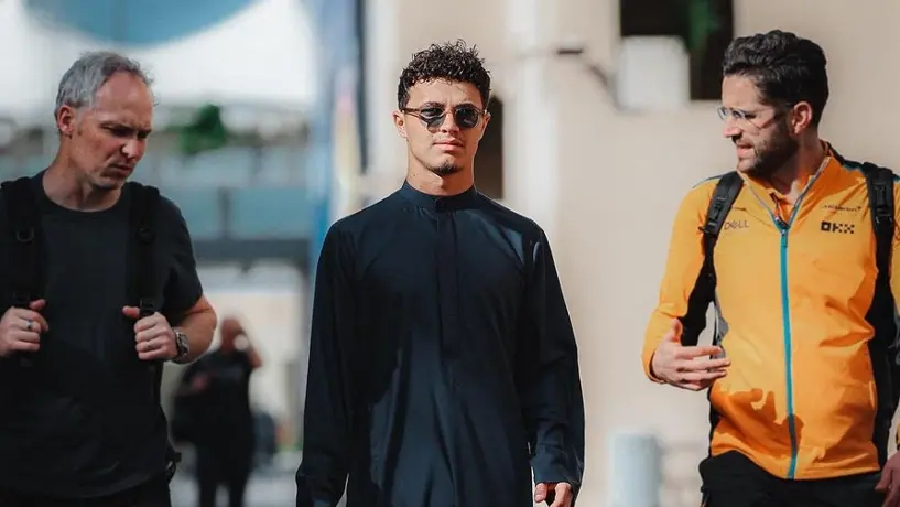 GP de Abu Dhabi: Lando Norris habla del incidente con 'Checo': "Él solo llegó y chocó"