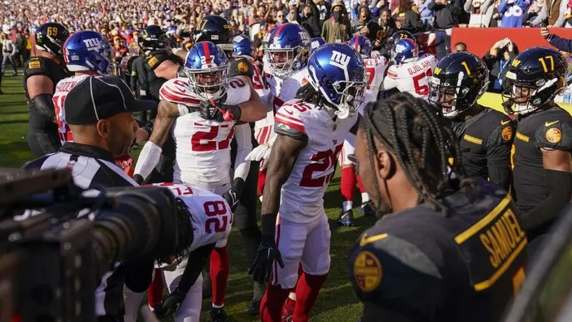 NFL: Expulsan a jugadores de Giants y Commanders tras pelearse