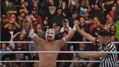 Dragon Lee tras ganar el Campeonato Norteamericano de la NXT: "Me siento feliz"