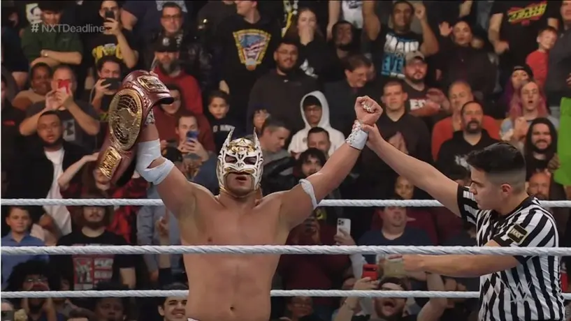 Dragon Lee tras ganar el Campeonato Norteamericano de la NXT: "Me siento feliz"