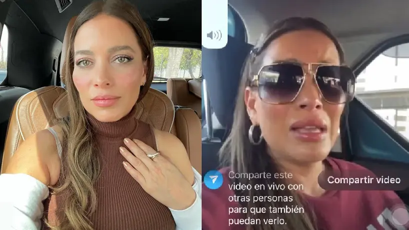 Adriana Fonseca vive momentos de angustia en taxi de aplicación