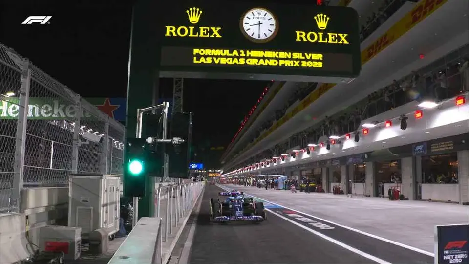 Gran Premio Las Vegas: La Primera Práctica Libre se suspende por problema en el circuito
