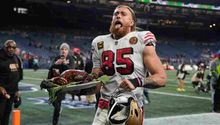 NFL: George Kittle repartió pavo para celebrar triunfo de los 49ers en Día de Acción de Gracias
