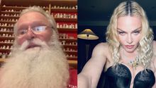 Santa Claus no guarda rencor a Madonna por tirarlo en pleno escenario