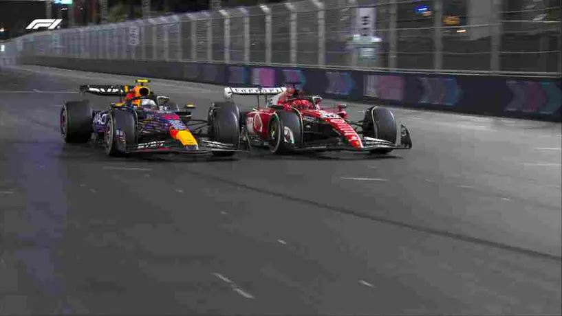 ¡Viva Las Vegas! Checo Pérez remontó para finalizar tercero, detrás de Verstappen y Leclerc