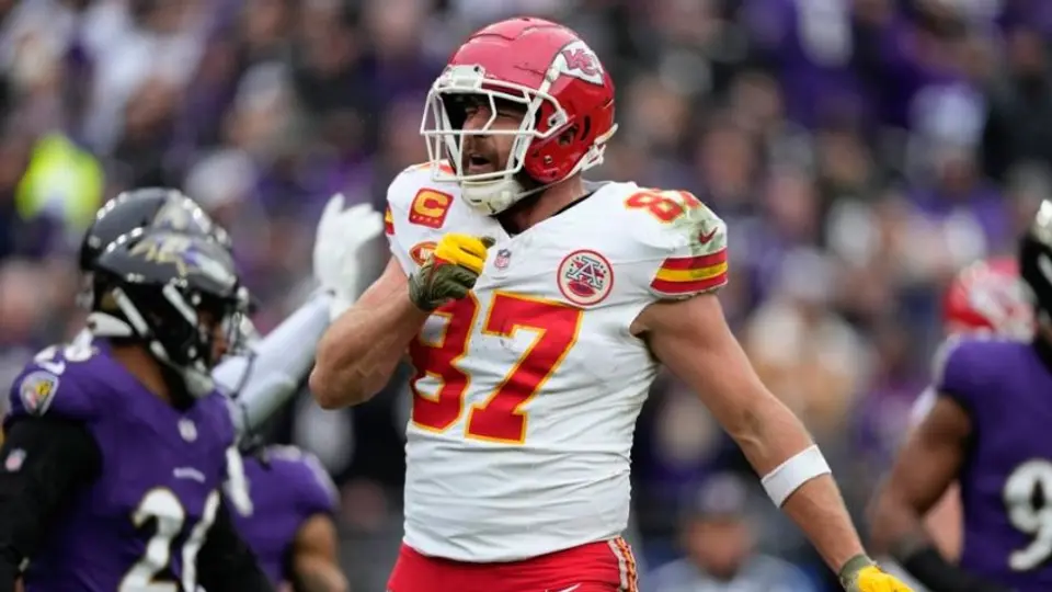 ¡Legendario! Travis Kelce superó la marca de Jerry Rice de recepciones en postemporada