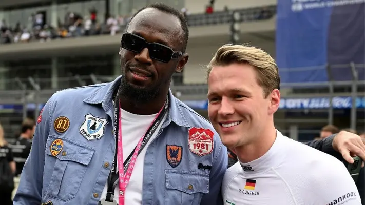 Usain Bolt le abre las puertas a la Fórmula E: "Podría estar aquí si un equipo me quiere"