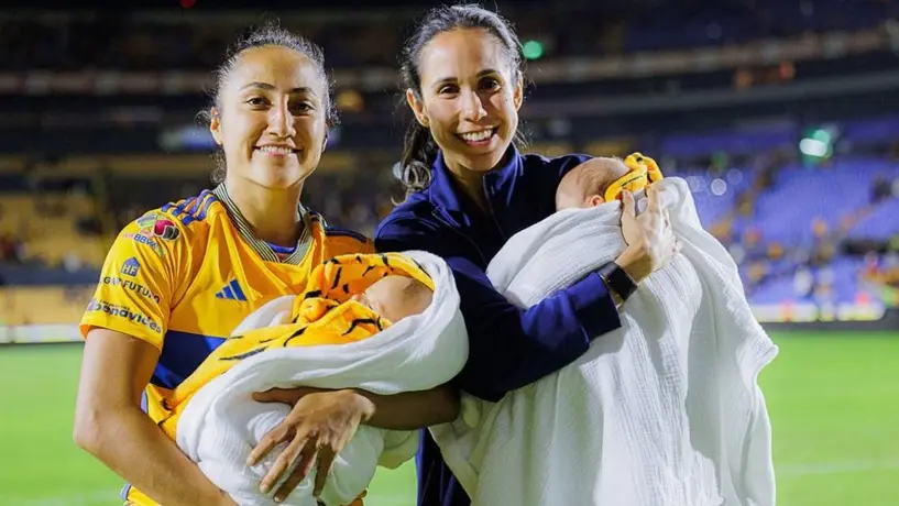 Kenzo y Nova, mellizos de Bianca Sierra y Stephany Mayor, parte del título de Tigres