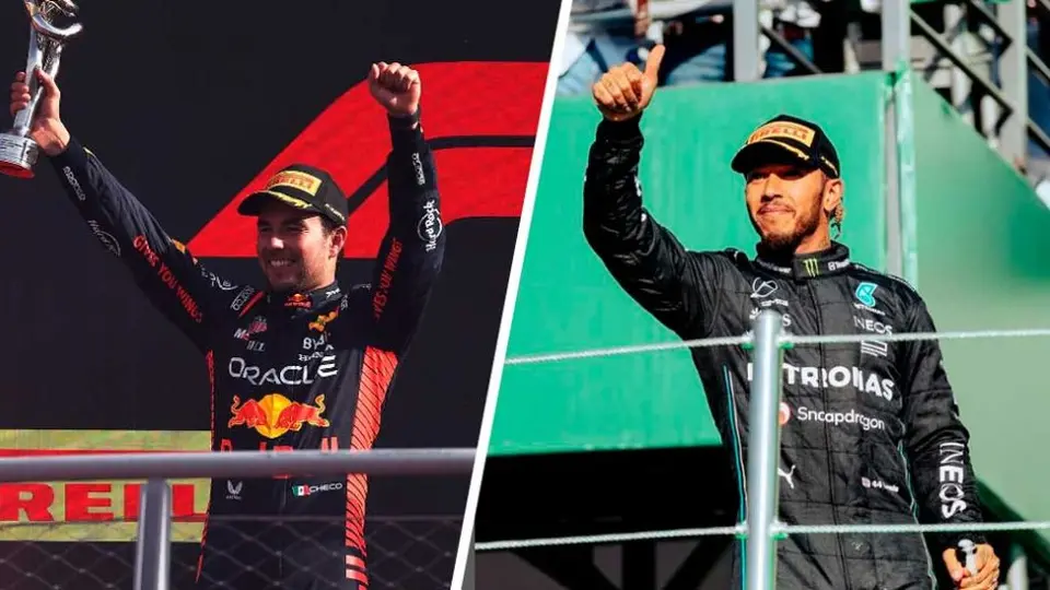 GP Las Vegas: ¿En qué lugar saldrán Hamilton y Checo Pérez en su lucha por el subcampeonato?