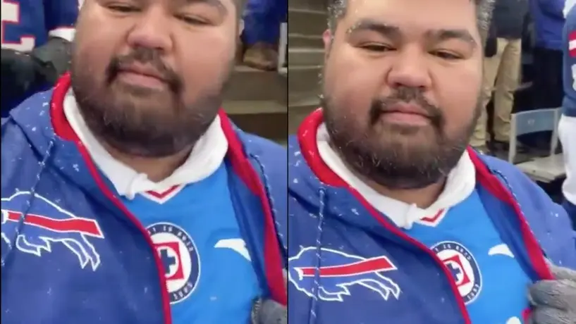 Reviven video de aficionado de Cruz Azul para culparlo de la derrota de los Bills