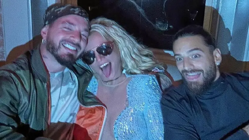 J Balvin, Britney Spears y Maluma acuerdan armar un trío en el futuro