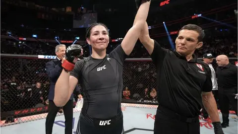 Irene Aldana venció a Karol Rosa por decisión unánime en el UFC 296