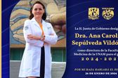 ¡Historia en la UNAM! Por primera vez una mujer en la dirección de la Facultad de Medicina