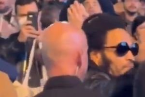 ¡Modo fan! Lenny Kravitz asiste al concierto de Paul McCartney en el Foro sol