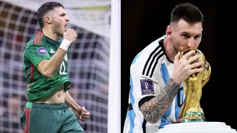 Santiago Giménez prefirió jugar en la Selección Mexicana que con Messi en Argentina