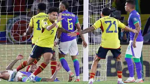 Brasil cayó ante Colombia y suma dos derrotas seguidas por primeras vez en eliminatorias