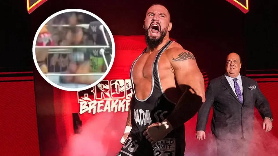 VIDEO: así fue la impactante caída de Bron Breakker