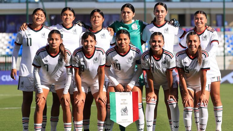 Alineación titular de México Sub-17 ante España en el Mundial de la categoría | IG: @miseleccionfem