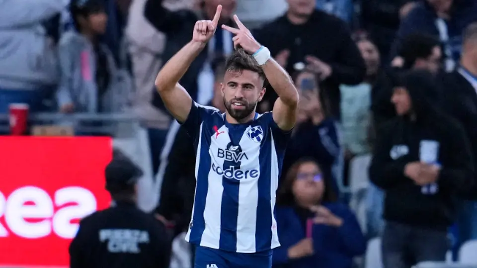 Diego Rossi tras marcar con Monterrey | MEXSPORT