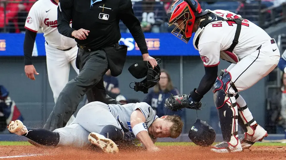 Juego 5 de Tampa Bay vs Cleveland Guardians | AP
