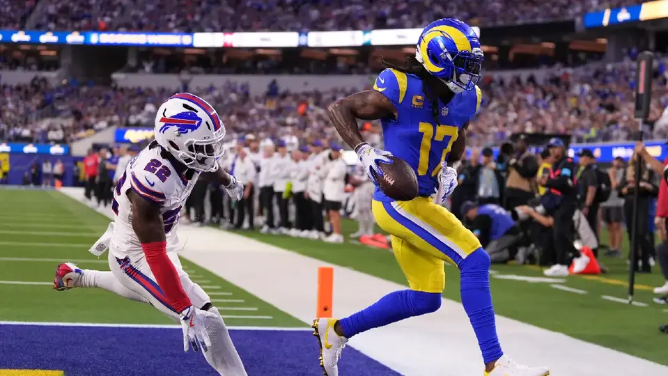 Davante Adams, receptor abierto de Los Angeles Rams | AP