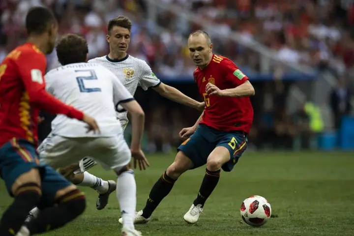 Andrés Iniesta durante el Mundial de Rusia 2018 | MexSport