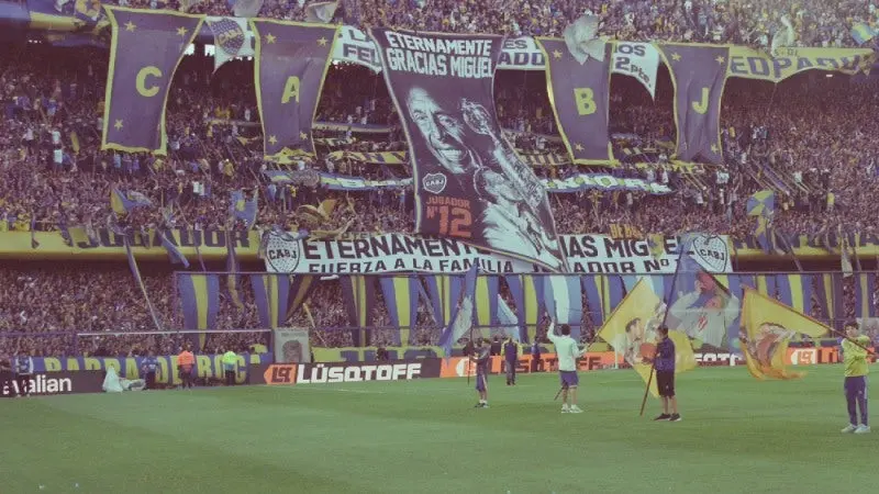 Homenaje a Russo en el Bombonera I @BocaJrsOficial