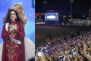 VIDEO: Así se celebró el triunfo de Fátima Bosch en Miss Universo en el estadio de los Olmecas de Tabasco