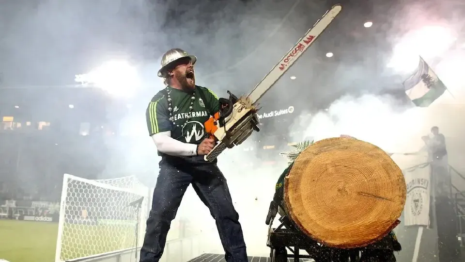 La increíble tradición del tronco en la MLS: el ritual del Portland Timbers al marcar gol