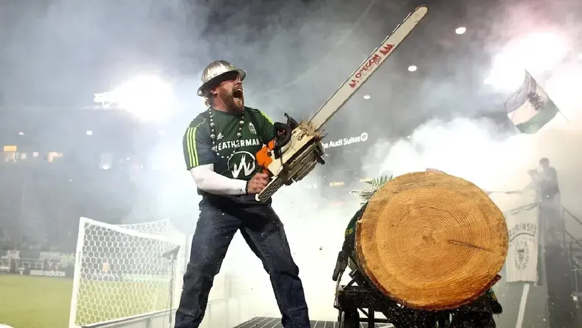 La increíble tradición del tronco en la MLS: el ritual del Portland Timbers al marcar gol