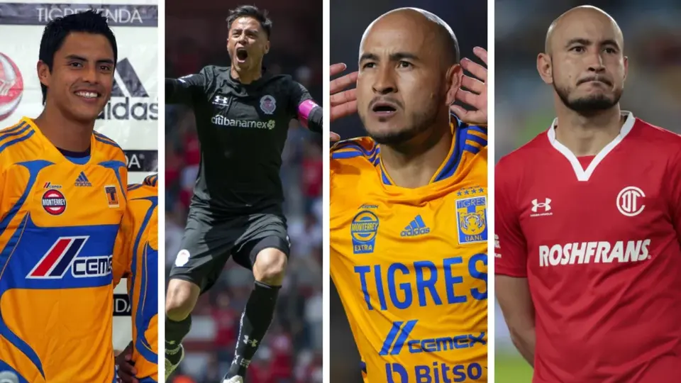 Futbolistas que han jugado en Tigres y Toluca