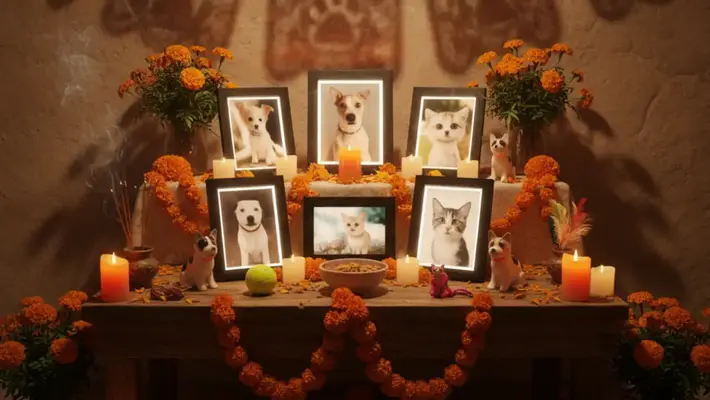 ¿Cuándo se pone la ofrenda para las mascotas en Día de Muertos 2025?