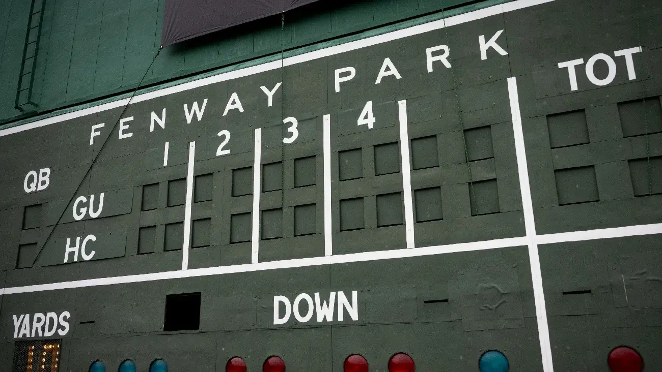 Tablero del Fenway Park | @fenwaypark