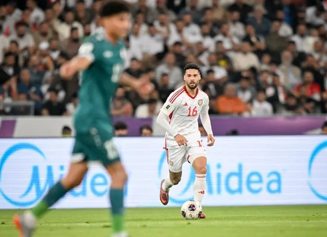 Iraq y Emiratos Árabes Unidos se enfrentaron en un partido apretado en las eliminatorias | X: @UAEFNT