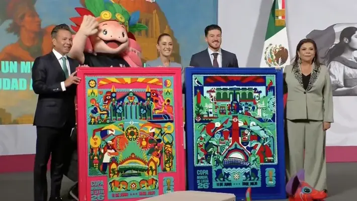 Mundial 2026: Clara Brugada revela Cartel de la Ciudad de México