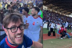 Periodista se cuela en los festejos de Cabo Verde tras clasificar al Mundial 2026