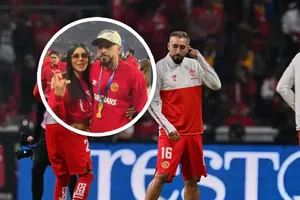 Héctor Herrera festeja título del Toluca con la actriz Paola Villalobos