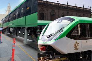 VIDEO / Santa llegó sobre rieles: los nuevos trenes para el Metro de Nuevo León ya están aquí
