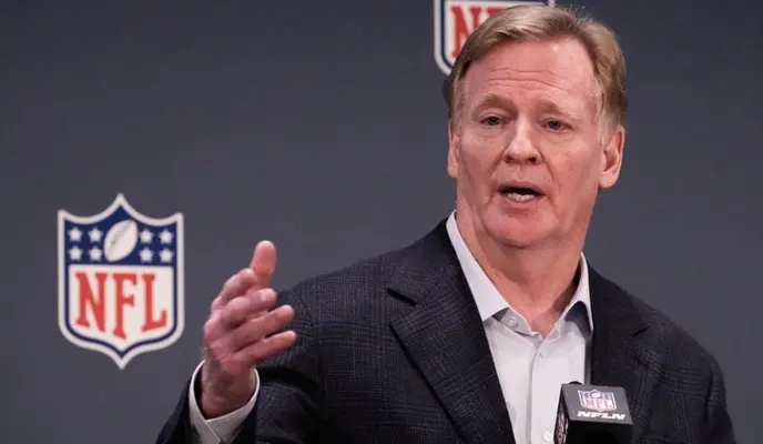 Roger Goodell seguirá al frente de la NFL tras renovar contrato hasta 2031