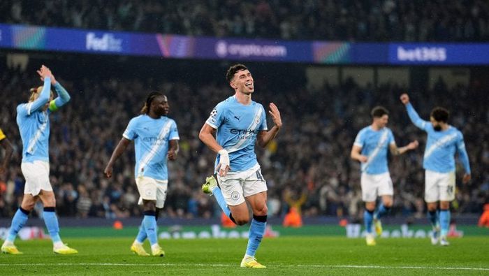 Foden en celebración con Manchester City | AP