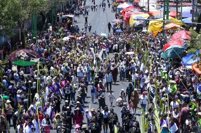 Habitantes de Iztapalapa participan como actores en esta tradición con más de 180 años de historia. / UNESCO