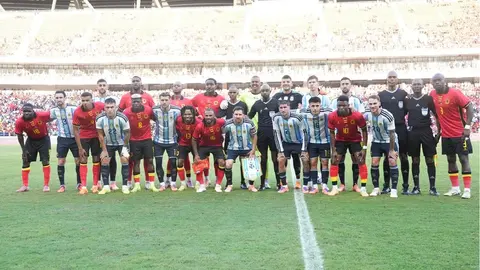 ¡Victoria del campeón! Argentina venció a Angola en duelo amistoso